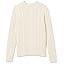 Mens Long-Sleeve 100% Cotton Fisherman Cable Crewneck Sweater