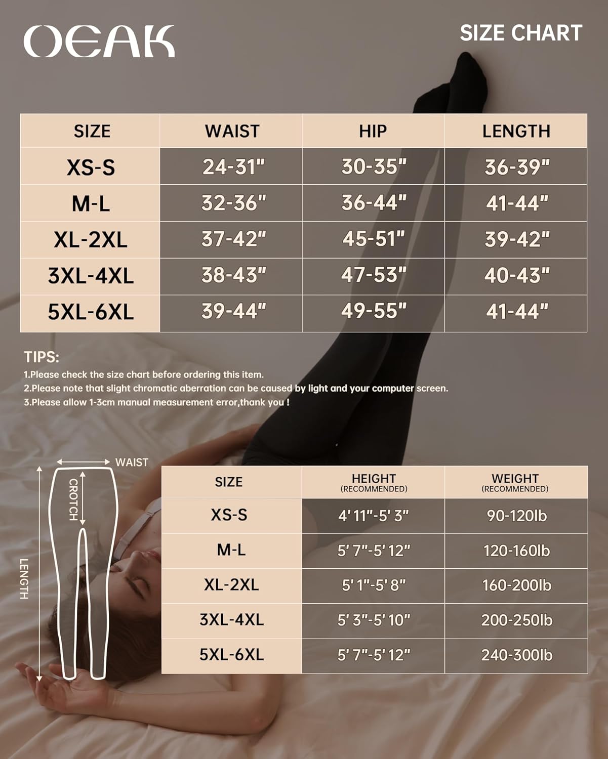 Fleece-Lined Elegance™ Tights for Comfort