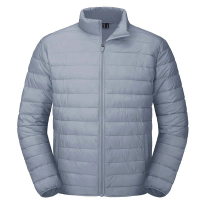 Winter Men's Lightweight Down Jacket Cold Weather Thermal Coats Waterproof Windproof Puffer Jacket