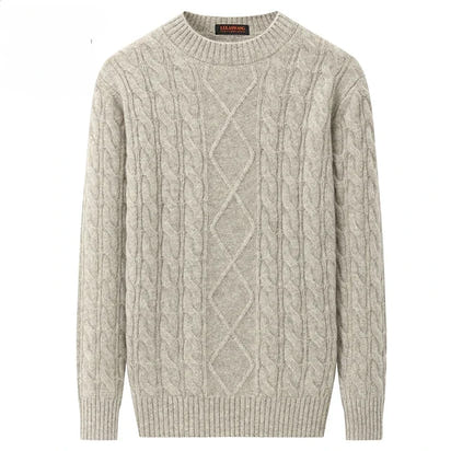 New Arrival Fashion Suerp Large Winter Thickened 100% Pure Cashmere Men's Knitted Base Sweater Plus Size XS S M L X2XL3XL4XL 5XL