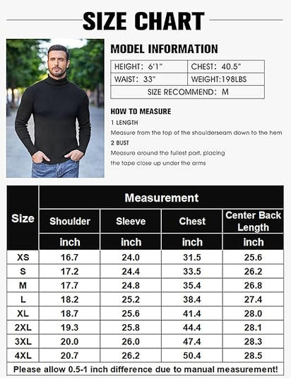 New Men's Turtleneck Sweaters Solid Long Sleeve Knitted Warm Pullovers Casual Slim High Neck Sweater Autumn Winter Knitwear Tops