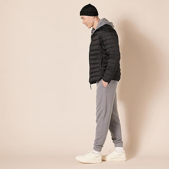 Winter Men's Lightweight Down Jacket Cold Weather Thermal Coats Waterproof Windproof Puffer Jacket