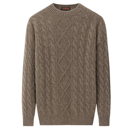 New Arrival Fashion Suerp Large Winter Thickened 100% Pure Cashmere Men's Knitted Base Sweater Plus Size XS S M L X2XL3XL4XL 5XL