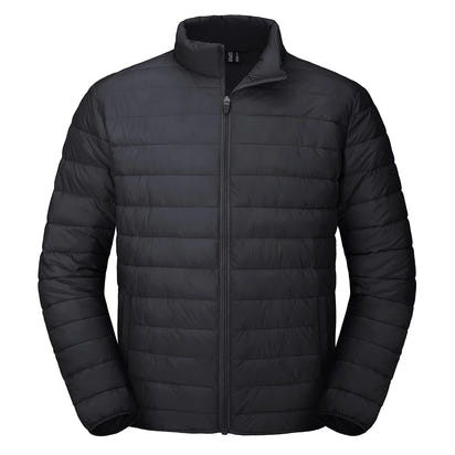 Winter Men's Lightweight Down Jacket Cold Weather Thermal Coats Waterproof Windproof Puffer Jacket