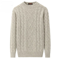 New Arrival Fashion Suerp Large Winter Thickened 100% Pure Cashmere Men's Knitted Base Sweater Plus Size XS S M L X2XL3XL4XL 5XL