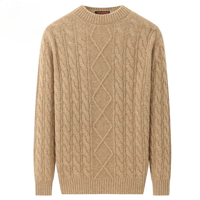 New Arrival Fashion Suerp Large Winter Thickened 100% Pure Cashmere Men's Knitted Base Sweater Plus Size XS S M L X2XL3XL4XL 5XL